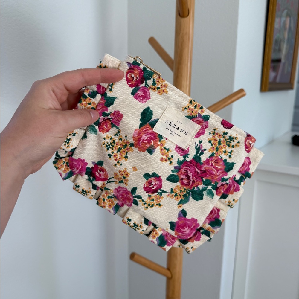 Sezane Floral Pouch